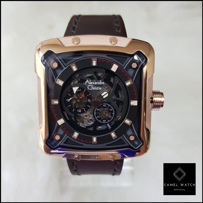 Promo Jam Tangan Pria Alexandre Christie Ac 3030 / 3030MA Rose gold Original