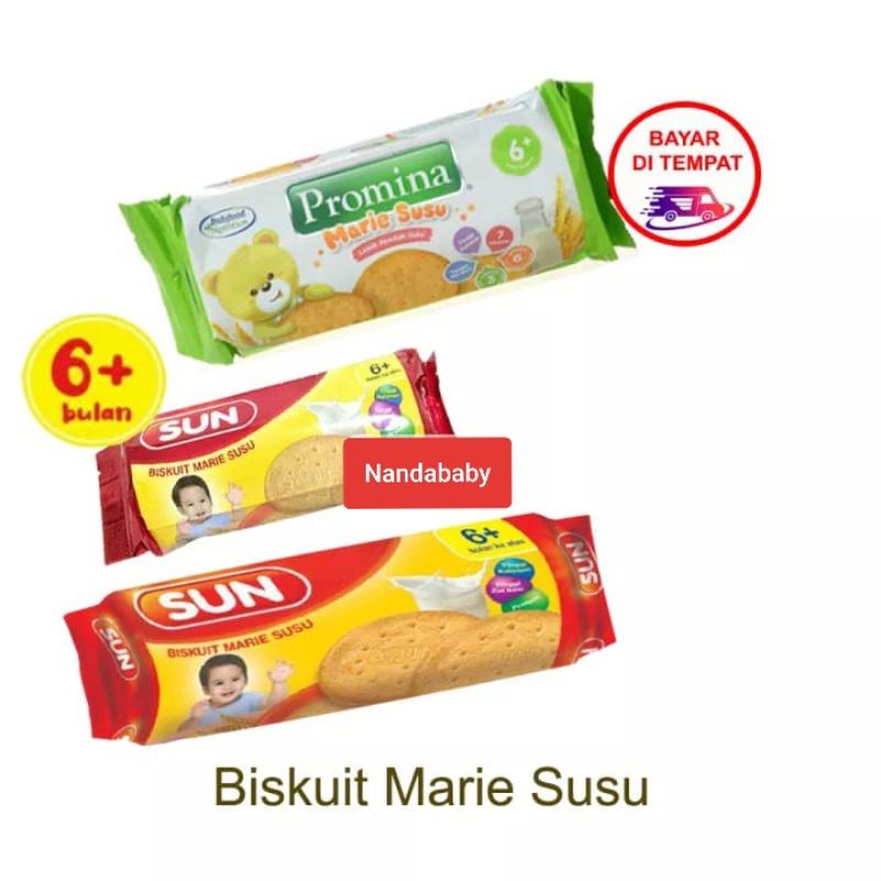 PROMINA BISKUIT SELINGAN MPASI BAYI / PROMINA BISKUIT RUSK / PROMINA / SUN MARIE SUSU / PROMINA ARRO