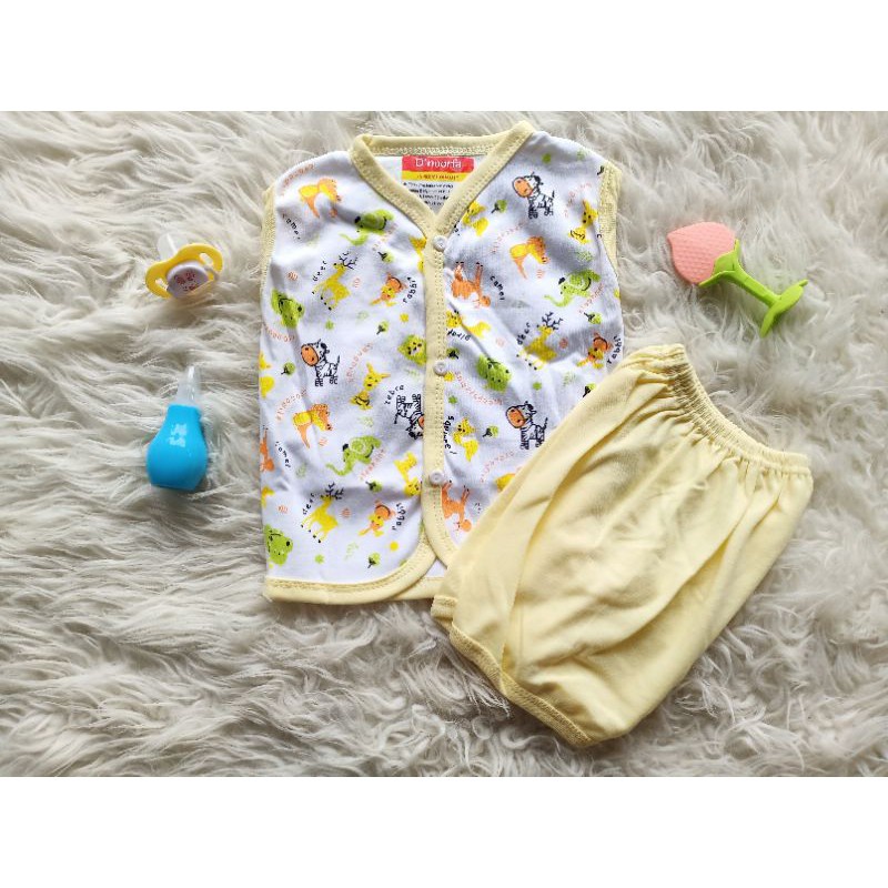 Setelan Baju Bayi Baru Lahir Bahan Katun SNI Halus Lembut Baju Bayi Newborn Baby Murah Grosir