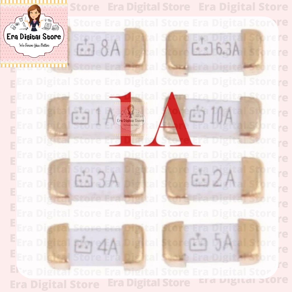 2410 Sekring Fuse SMD 1A 1808 1A 1000ma BO18 Sekering 1 Amper