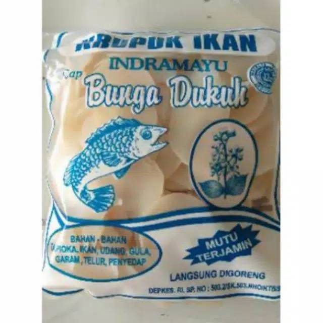 

KERUPUK IKAN KAKAP CAP BUNGA DUKUH 150 GR