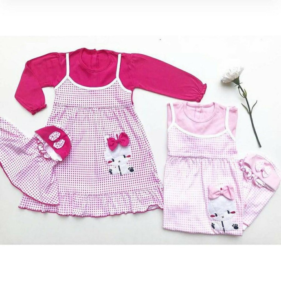 gamis 2-3 tahun pakaian muslim anak balita perempuan girl lucu