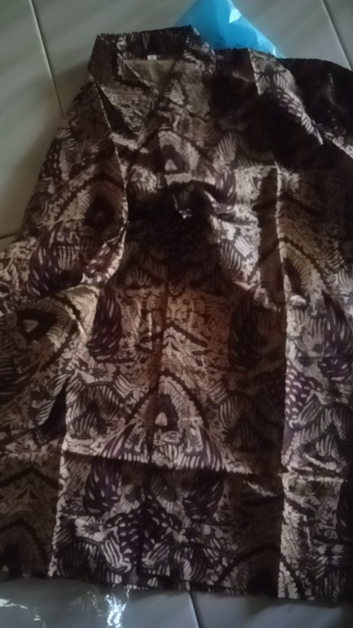 Size M L Xl Xxl Xxxl Bswart Batik Hrb026 Kenongo Hem Panjang Pekalongan M