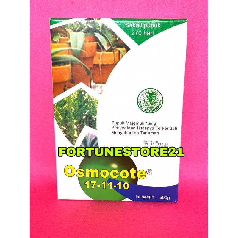 Pupuk osmocote Dekastar 17-11-10 (500 gram)