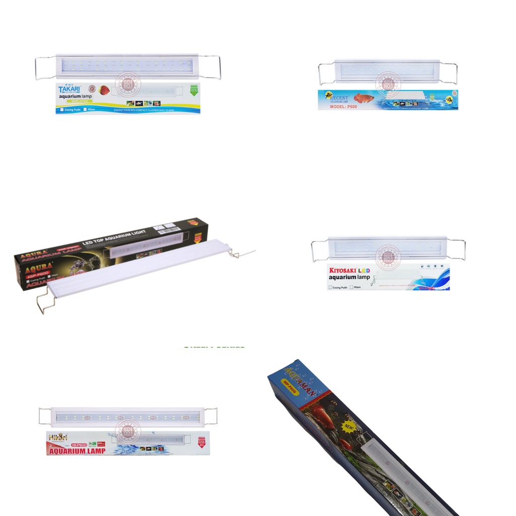 Lampu LED Aquarium Aquascape Akuarium Kiyosaki p600 p 600 15 Watt Tank 60 Cm