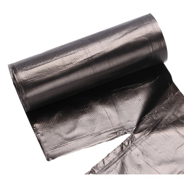 Kantong Plastik Sampah Disposable Trash Pouch 80x100cm - W33 - Black