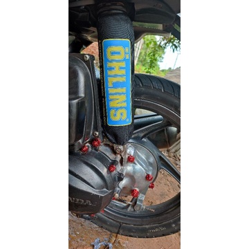 Sarung Shock Breaker Belakang Motor Universal All Size 1 Pcs