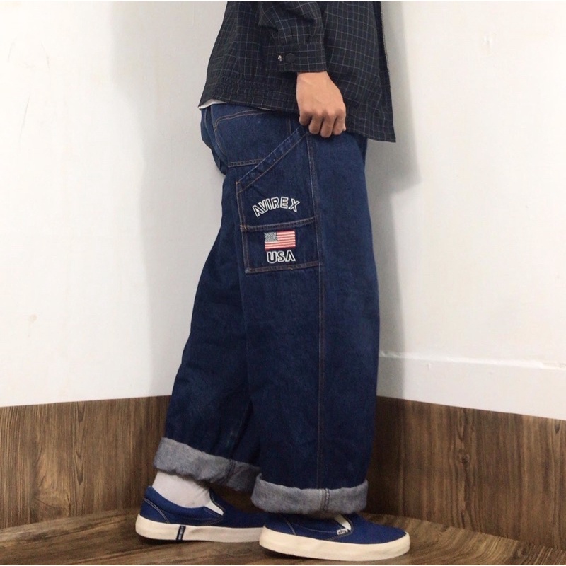 AVIREX USA🇺🇸, CARPENTER BAGGY JEANS
