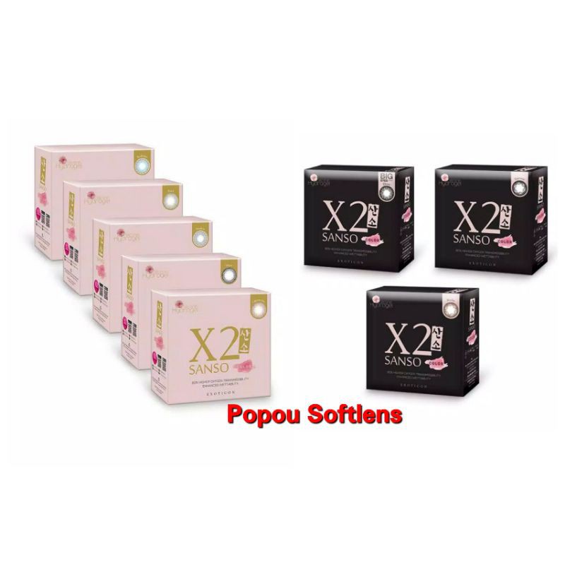 Softlens X2 SANSO COLOR 14.5 MM by EXOTICON / Soflen Warna Normal