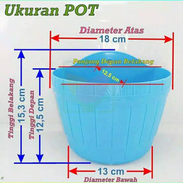  ECER pot  hias pot  bunga pot  plastik  pot  dinding motif  