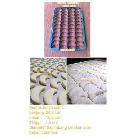 cetakan kue kering cetakan kue salju cetakan kue bulan sabit