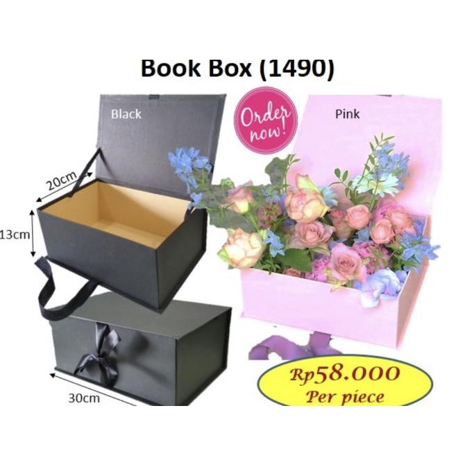 

[COD] Book Box - Kotak bunga - Bloom Box - Hard Box Premium - 1490 [COD]