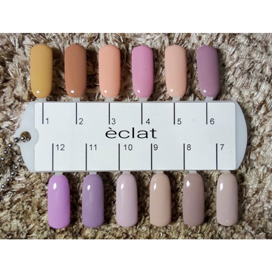 KUTEK GEL UV IMPORT WARNA NUDE GEL NAIL POLISH ECLAT PREMIUM LED UV