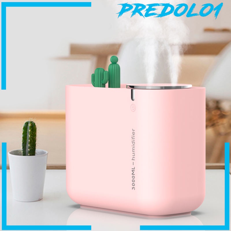 [PREDOLO1] 3000ML Ultrasonic Essential Oil Humidifier Diffuser Air Purifier Pink