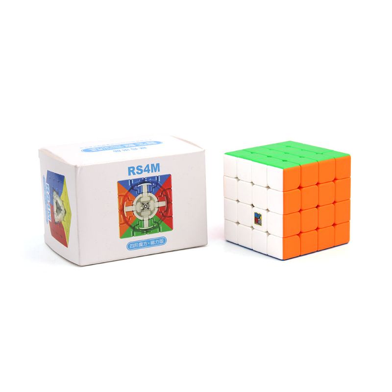 Rubik 4x4 Moyu RS4M 2020 Stickerless MAGNETIC ORIGINAL