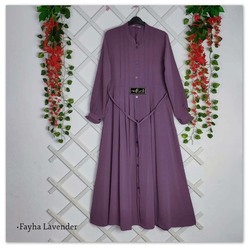 Gamis Syari BIG SIZE XXXXL XXXL XXL XL L Jumbo Fayha Dress Moscrepe MURAH [1KG = 3pcs]-1