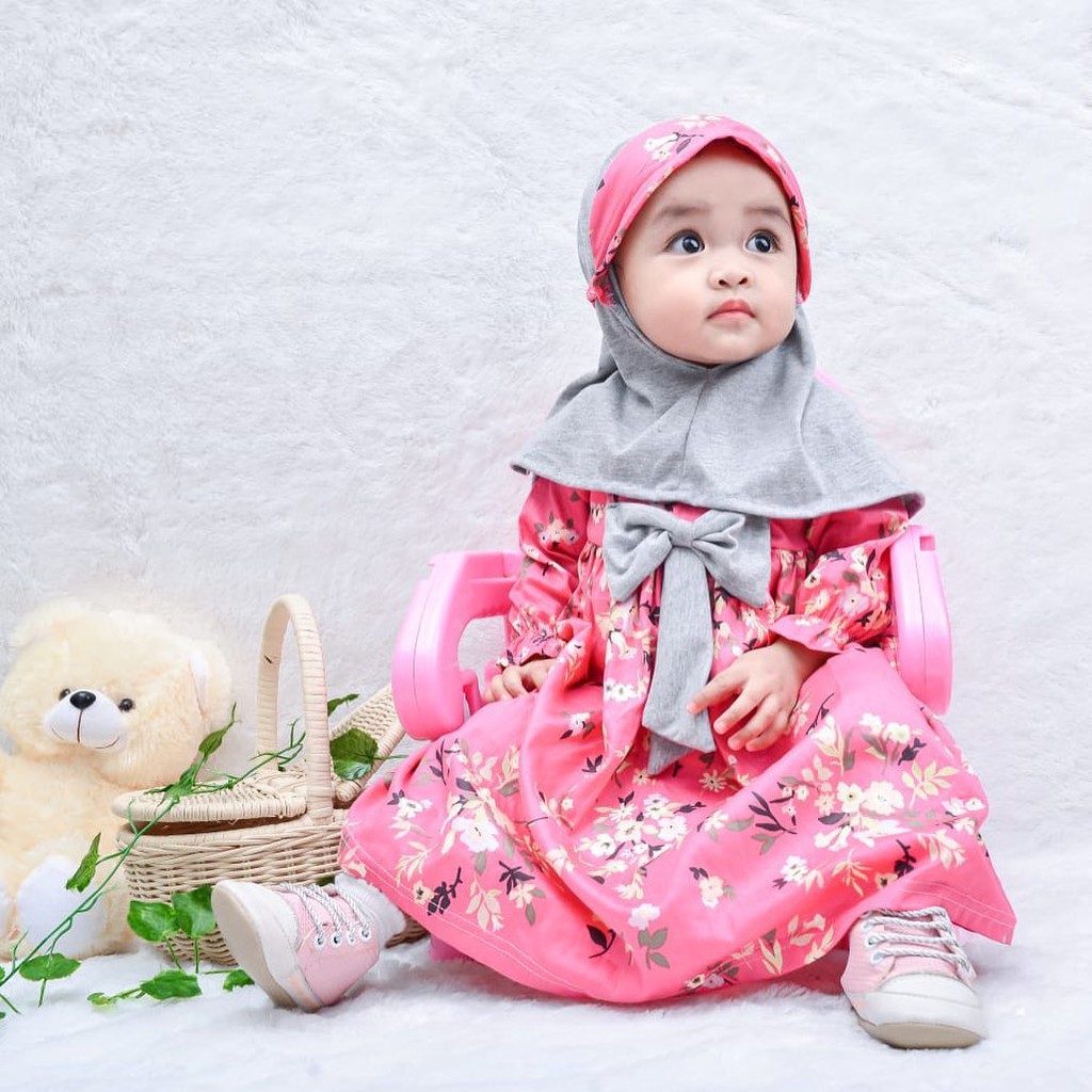 Gamis Premium Katun Jepang Babeebabyshop muslim bayi gamis bayi gamis anak perempuan murah ARABELLA ZOOTOPIA / POLKA JEANS GAMIS Rosemary AZIZAH CHLOE ZOYA