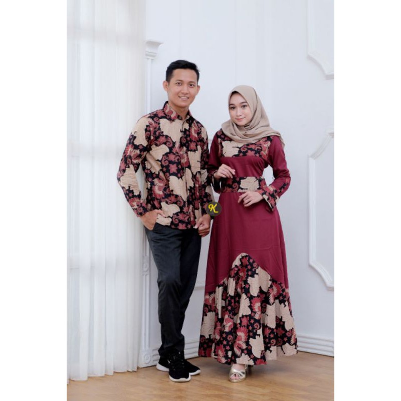 BATIK COUPLE COUPLE GAMIS BATIK