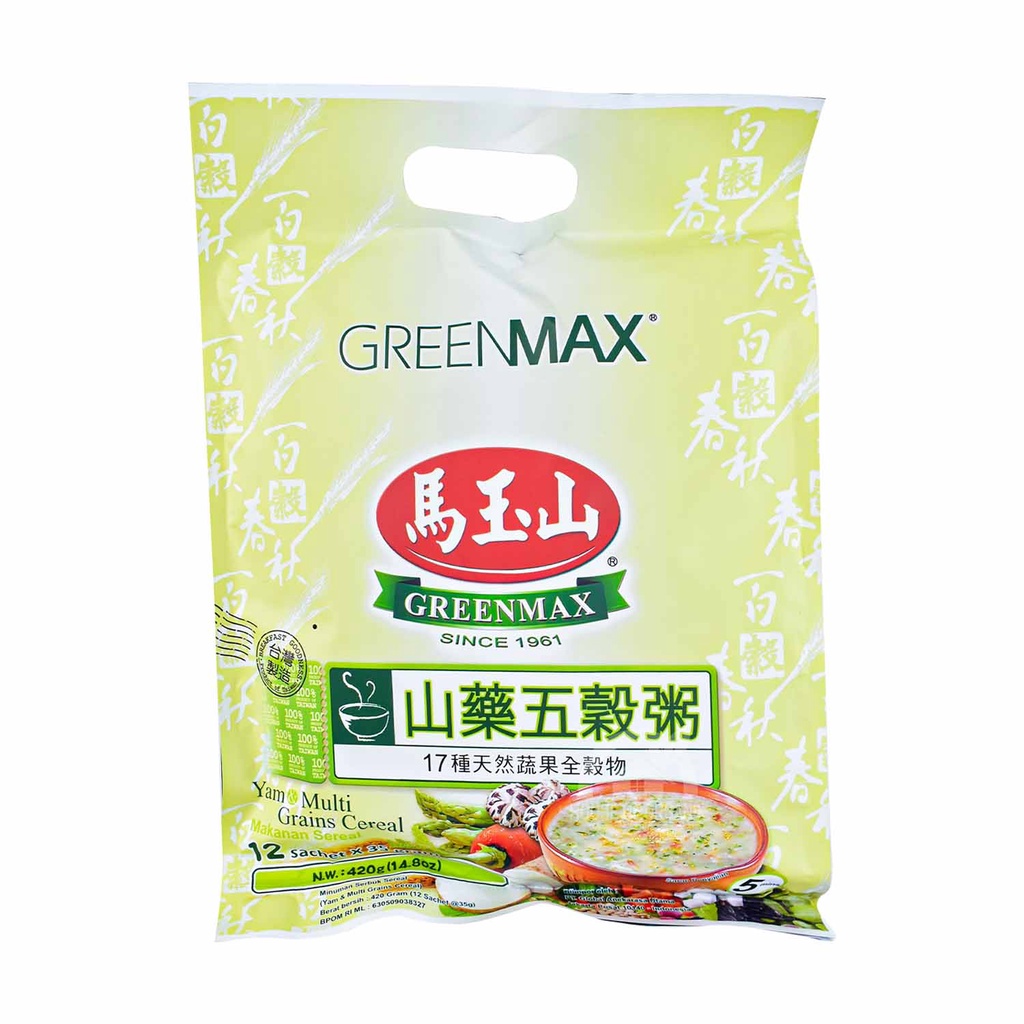 

Greenmax Yam & Multi Grains Cereal 420 Gr