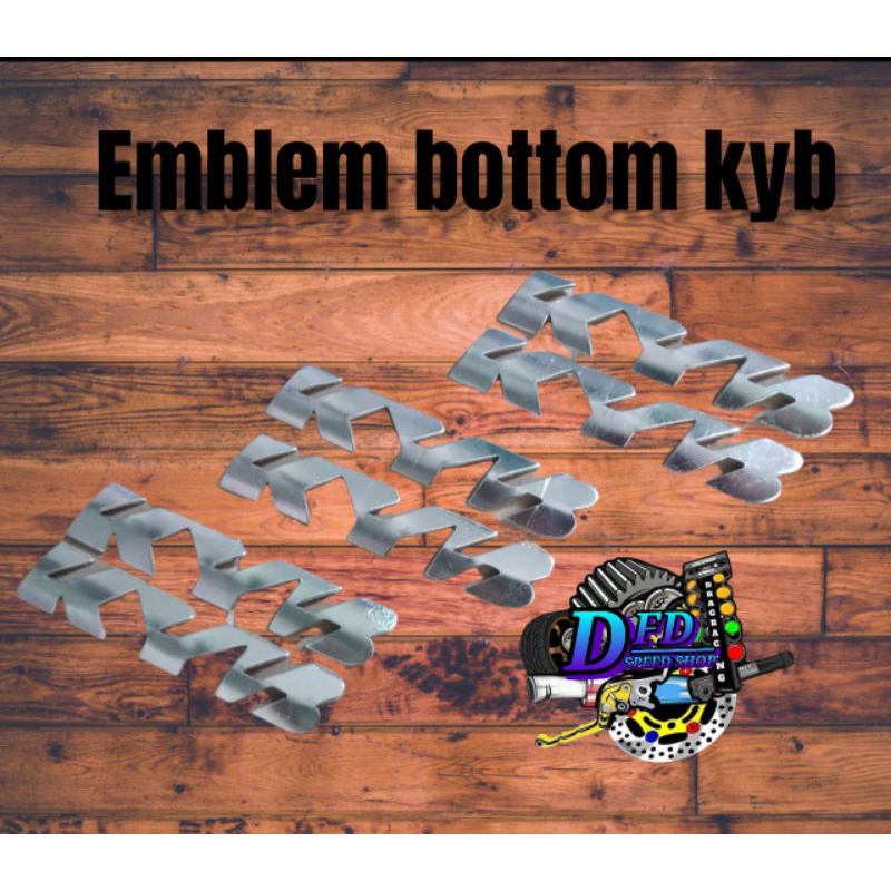 Emblem kyb skok logo shock depan kyb shock Depan kyb bottom  skok