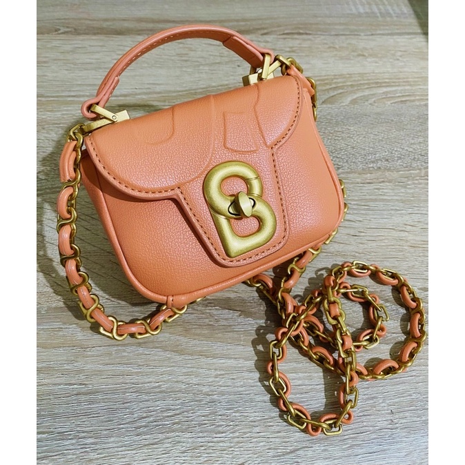 Preloved Button Scarves Bag Micro