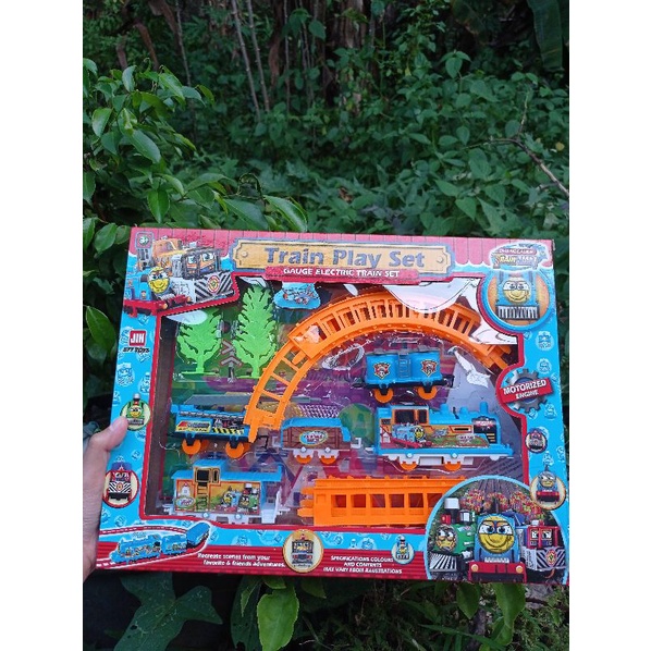 MAINAN KERETA API ANAK USIA 3THN+ | MAINAN ANAK LAKI LAKI | MAINAN EDUKASI | TRAIN PLAY SET 5 GERBON