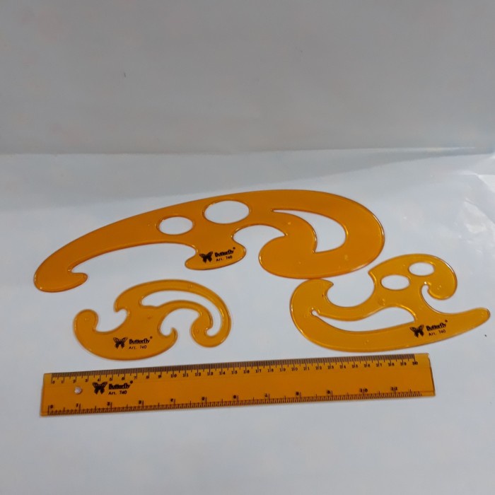 

Kusus Hari Ini Butterfly 4 Pcs French Curve Drawing Set / Penggaris Kurva Hemat