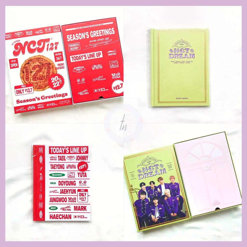 [Ready Stock Sharing] Season Greeting 2022 SG22 NCT DREAM 127 SMSTORE Chenle Mark Doyoung Jungwoo Taeil Mini Brochure Box