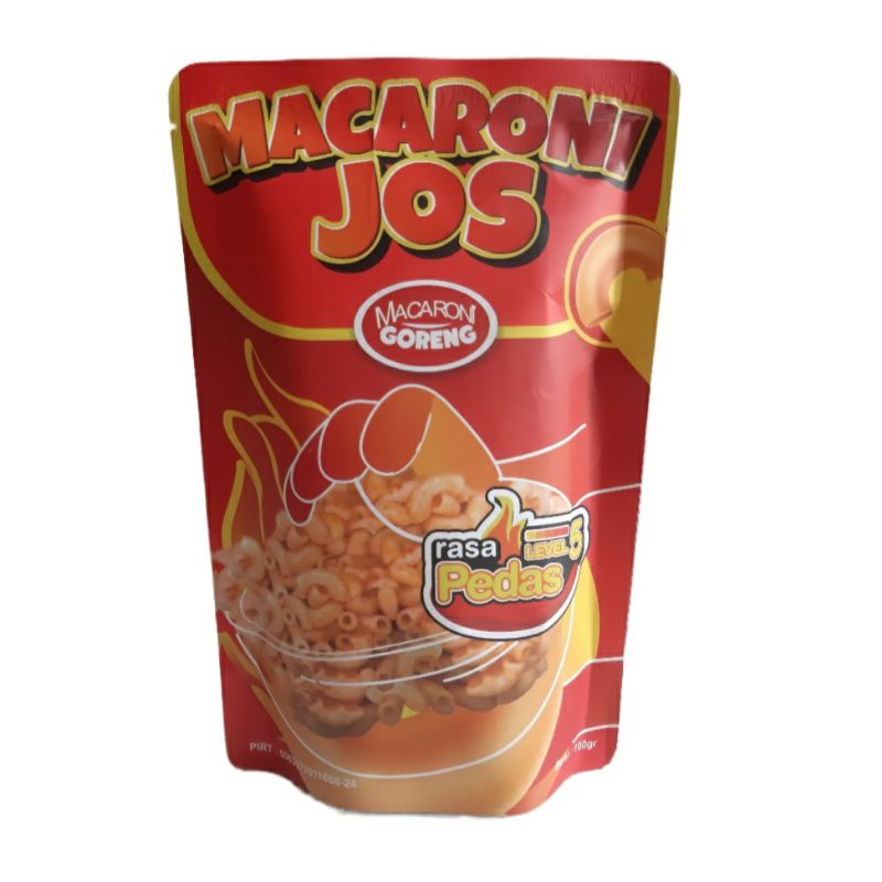 

Macaroni jos 100gr - Original/pedas level 3/pedas level5