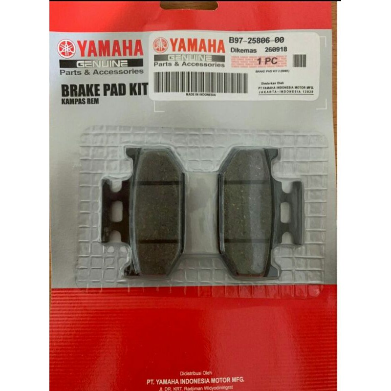 Dispad Belakang Kampas Rem Belakang Yamaha Vixion New R15 B97 1PA