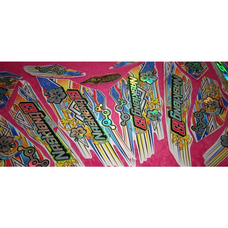 STRIPING TRANSPARAN HOLOGRAM VIXION NEW