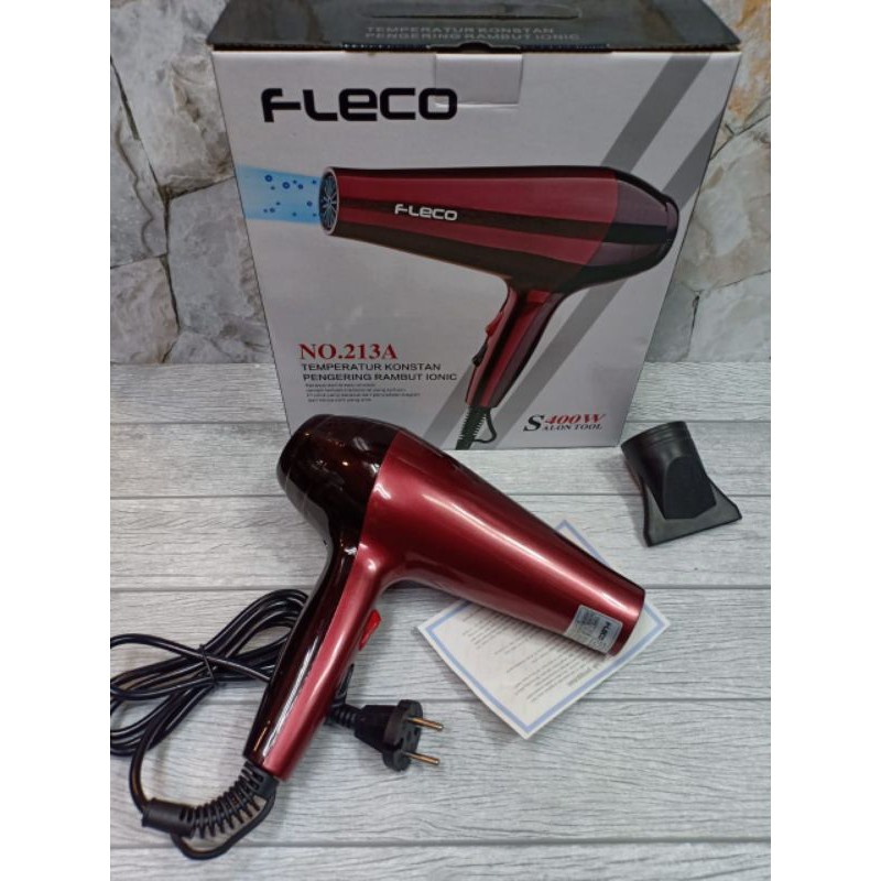 Hairdryer Fleco Original F213A Pengering Rambut Hair Drayer