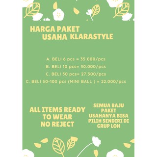  PAKET  USAHA  PILIH SENDIRI PREMIUM BERKUALITAS KOREA THRIFT  