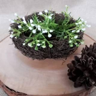 5pcs rumput  bunga putik mini artificial hiasan  seserahan  