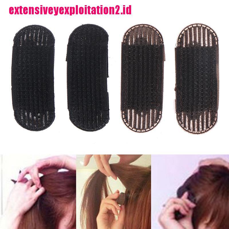 &lt; E2id &amp; &gt; 2Id 2pcs Klip Jepit Bumpits Sisip Penambah volume Rambut Motif Sarang Lebah