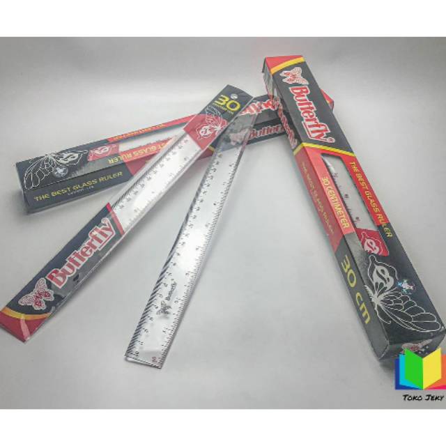 

Penggaris 30cm Butterfly satuan