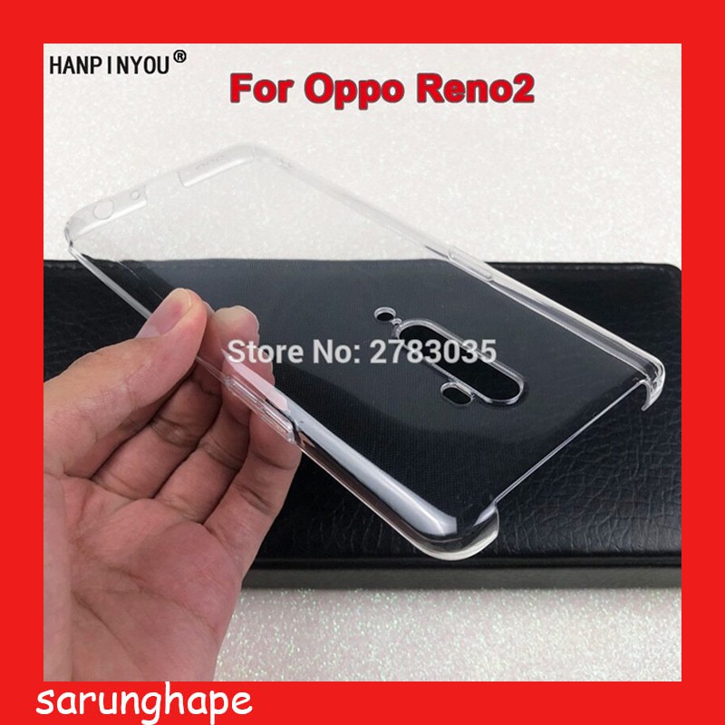 Oppo Reno2 - Reno 2 - Clear Hard Case Casing Transparan Mika Bening Hardcase