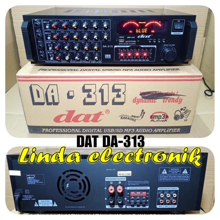 AMPLIFIER DAT DT 313 PROFESIONAL DIGITAL DAT DT313