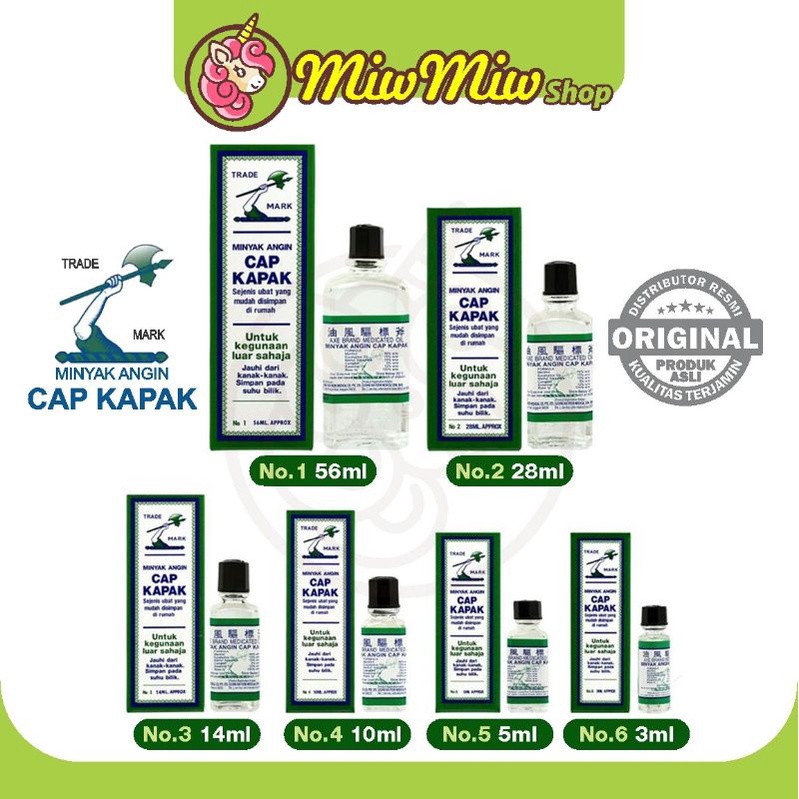 Minyak Angin Cap Kapak 56 ml