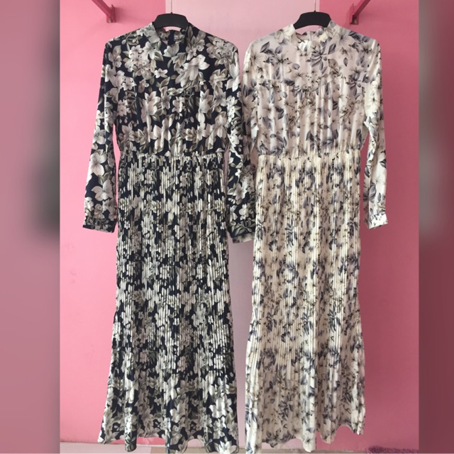 Gamis plisket import Bkk Sale