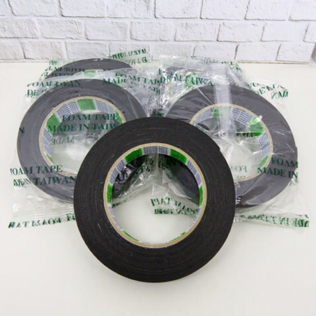 

Doubletape foam hijau Daipon 1inch / Double tape busa hijau