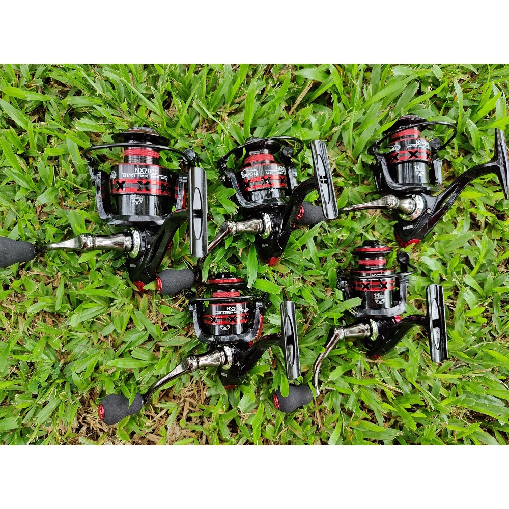 reel pancing NX seri besi 20kg max drag CNC handle alat memancing spinning reel promosi murah alat pancing