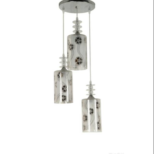 lanpu gantung minimalis 676 - 3 lampu