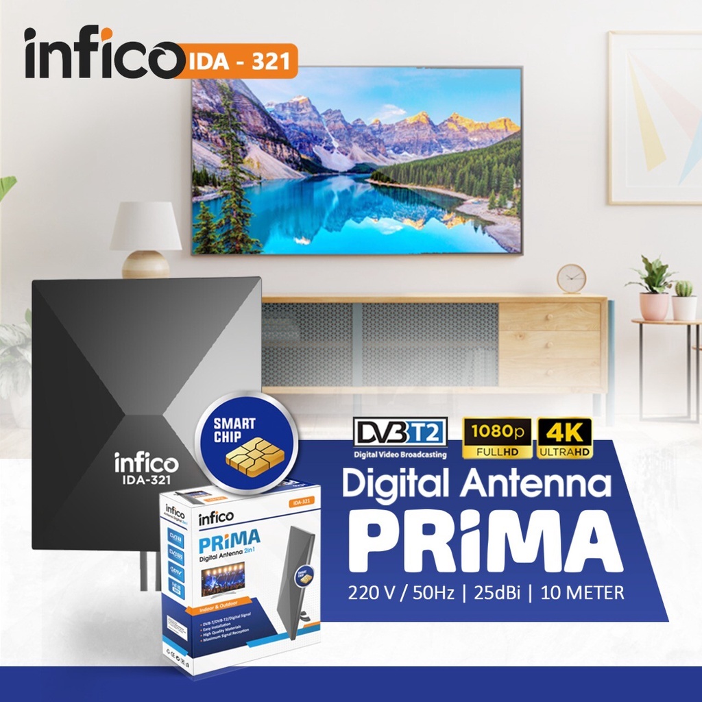 Antena TV Digital Infico Prima