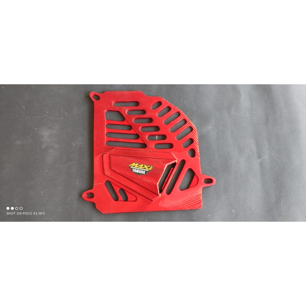 [ABIL JAYA PERKASA] TUTUP COVER RADIATOR NMAX N MAX NMAX AEROX LEXI ALMUNIUM PLUS BAUT