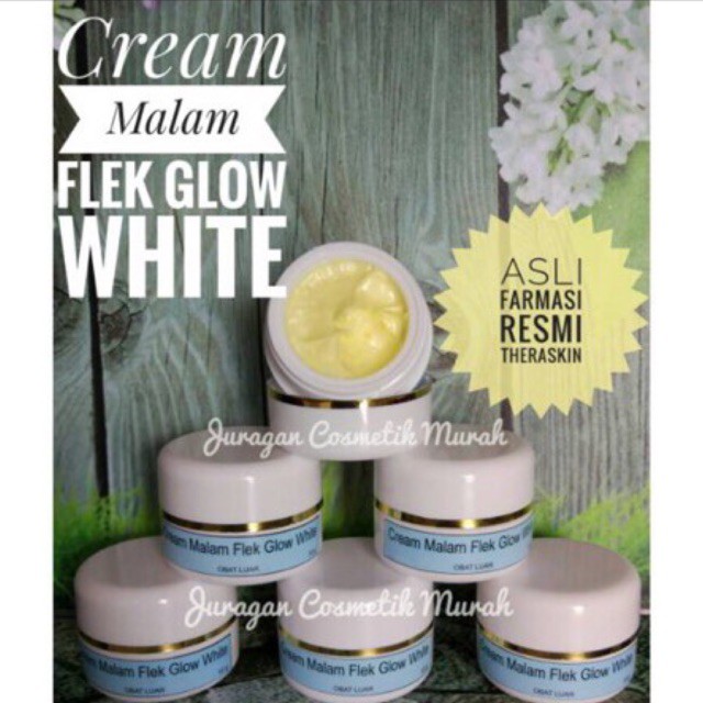 cream malam flek glow white
