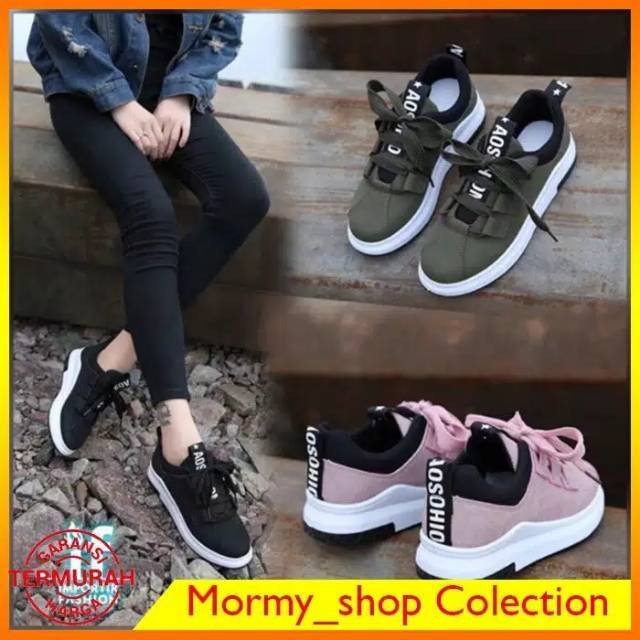 Sepatu Wanita Sneakers Aosotion Murah Berkualitas