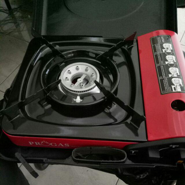 Progas Kompor Portable Mini 2 In 1 Kemping Bbq Gas Kaleng Tabung