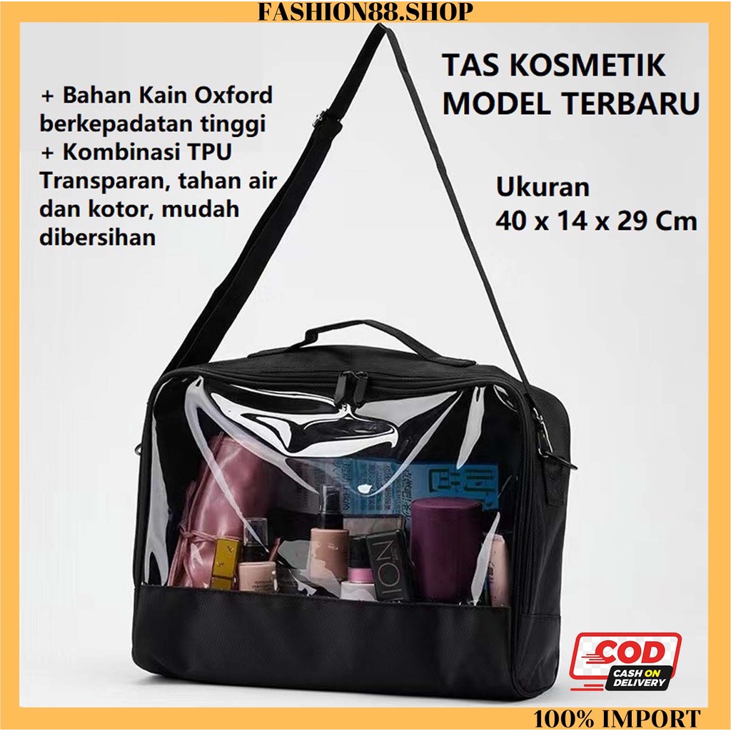 New Tas Kosmetik Pouch Kosmetik Make up Bag Beauty Case Makeup Case