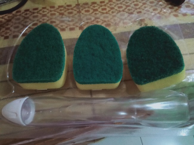 Alat Pencuci Piring Sikat Cuci Piring Dish Wand - Bening